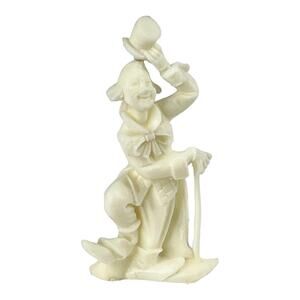 VTG Fontanini Depose CLOWN FIGURINE Spider Mark Italy Made Plastic Mini Figure